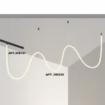 Трековый светильник для низковольтного шинопровода FLUM IP20 LED 25W 4000K 48V 2420Лм RAMO 359335 KONST NT24 000 Черный
