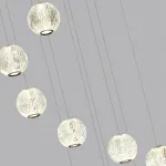 Подвесная люстра Odeon Light L-VISION ODL24 459 5007/56L LED 56W 4000K 4711лм CRYSTAL 