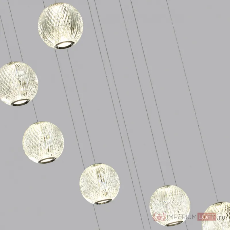 Люстра Odeon Light L-VISION ODL24 459 5007/56L LED 56W 4000K 4711лм CRYSTAL Прозрачный от ImperiumLoft