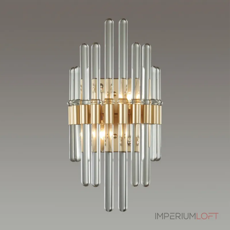 Бра E14 2*40W STIKA 4988/2W HALL ODL22 551 Золотой