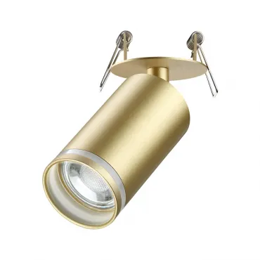 Cветильник встраиваемый IP20 GU10 9W 220V ULAR 370882 SPOT NT22 311 Золотой
