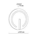Накладной светильник Sonex Button 3041/DL Цвет плафонов хром от ImperiumLoft
