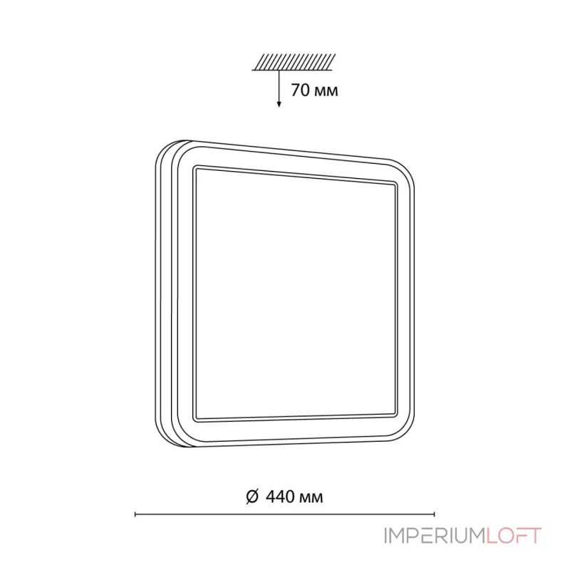 Потолочный светильник Sonex Akuna 7621/DL Потолочный светильник Sonex Akuna 7621/DL