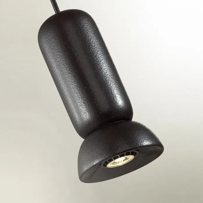 Подвесной светильник Odeon Light PENDANT ODL24 315 5054/1D GU10 LED 4W KERAMA Чёрный от ImperiumLoft