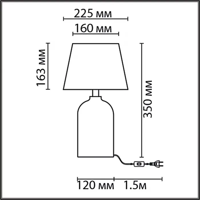 Настольная лампа Lumion Classi 6554/6C от ImperiumLoft