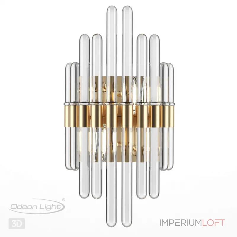Бра E14 2*40W STIKA 4988/2W HALL ODL22 551 Золотой