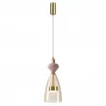 Подвесной светильник Odeon Light L-VISION ODL24 299 5045/12LC LED 12W 4000К 1400Лм PALLETA Жёлтый от ImperiumLoft