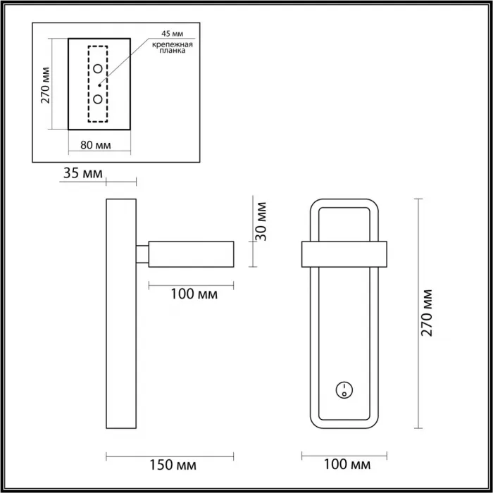 Настенный светильник Lumion LEDIO LN23 036 5630/5WL LED 5W 3000K 265Лм 220V LELAND Белый от ImperiumLoft