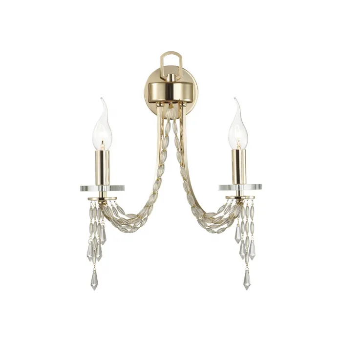 Настенный светильник Odeon Light CLASSIC ODL24 537 5063/2W E14 2*40W CAPEL Прозрачный от ImperiumLoft