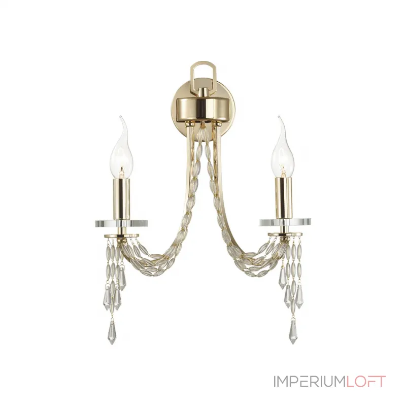 Настенный светильник Odeon Light CLASSIC ODL24 537 5063/2W E14 2*40W CAPEL Прозрачный