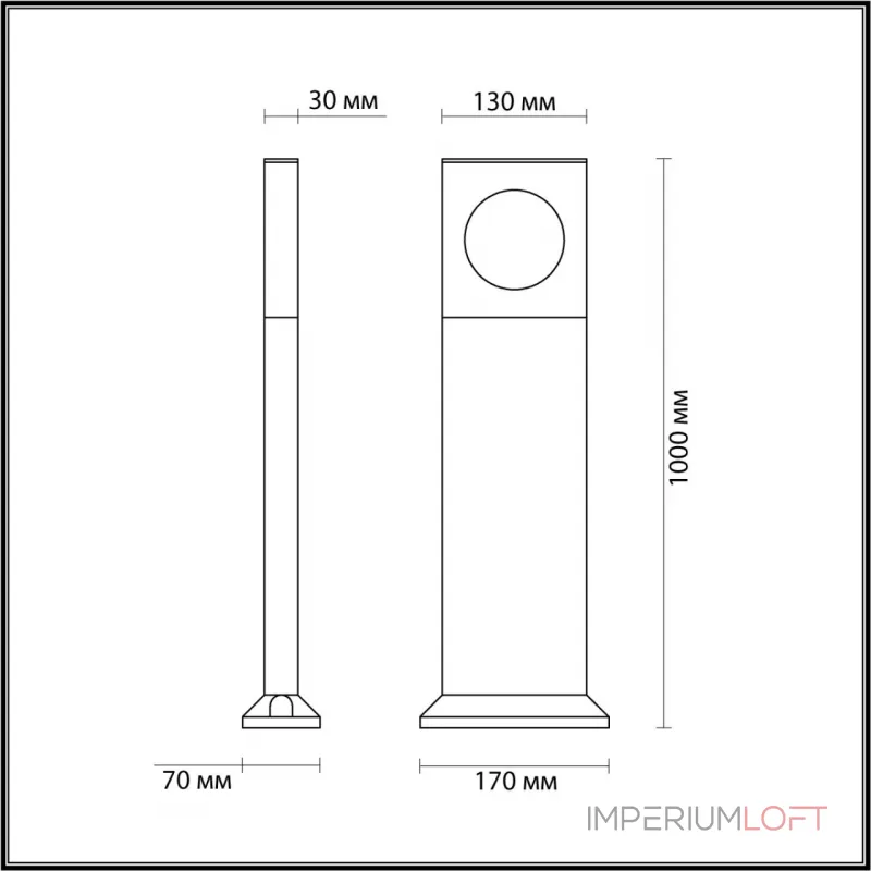 Уличный светильник Odeon Light Nature 7712/56L Уличный светильник Odeon Light Nature 7712/56L