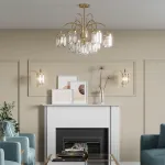 Бра E14 1*40W VASSA 4987/1W CLASSIC ODL22 549 Золотой