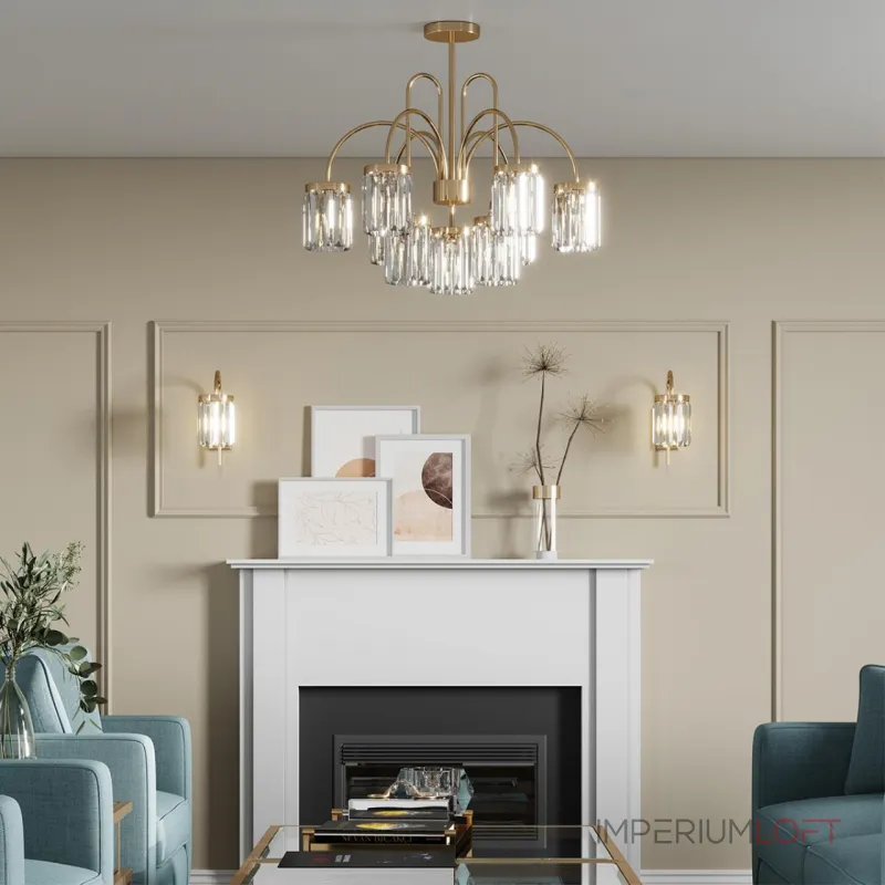 Бра E14 1*40W VASSA 4987/1W CLASSIC ODL22 549 Золотой
