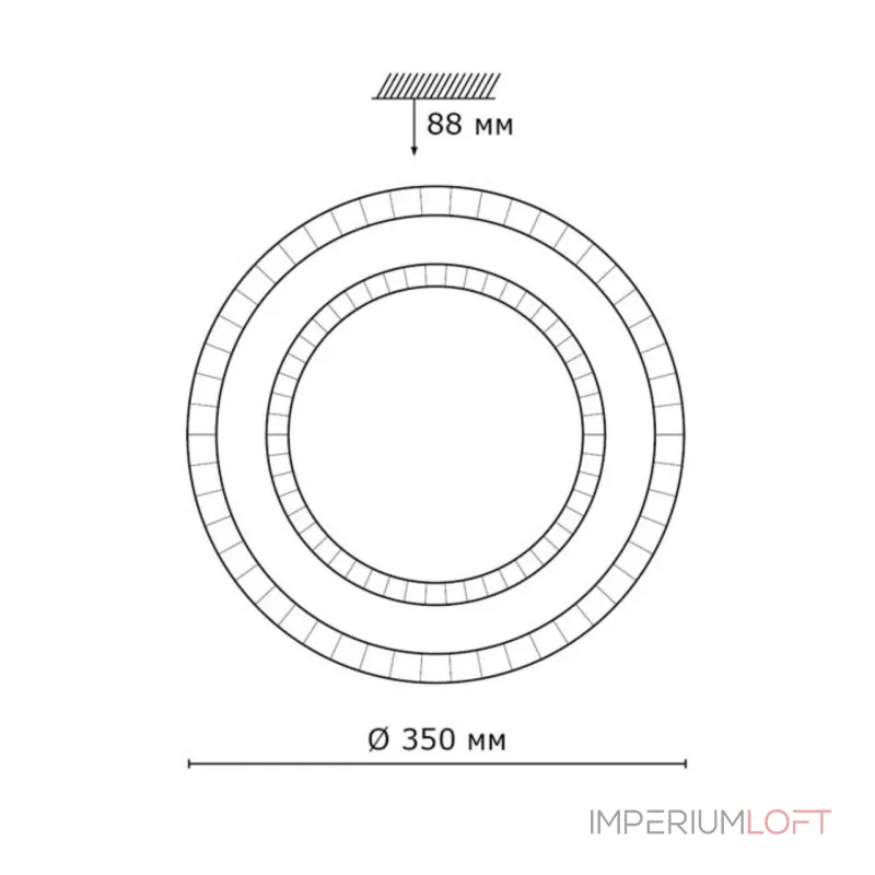 Потолочный светильник Sonex Floors 2041/DL  Потолочный светильник Sonex Floors 2041/DL