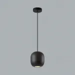Подвесной светильник Odeon Light PENDANT ODL24 313 5060/1BA GU10 LED 4W COCOON Чёрный