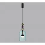 Подвесной светильник Odeon Light L-VISION ODL24 299 5046/12L LED 12W 4000К 1400Лм PALLETA Голубой