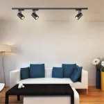 Светильник трековый однофазный трехжильный IP20 GU10 50W 220V GUSTO 370647 PORT NT19 130 Черный