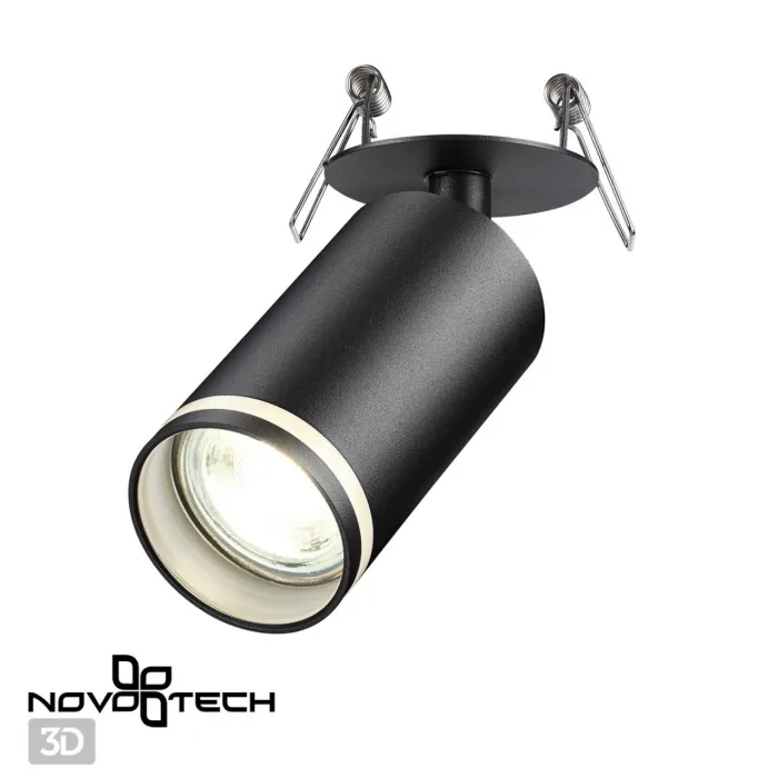 Светильник встраиваемый IP20 GU10 9W 220V ULAR 370881 SPOT NT22 311 Черный от ImperiumLoft