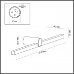 Настенный светильник Odeon Light Hightech 7101/12TL от ImperiumLoft Настенный светильник Odeon Light Hightech 7101/12TL от ImperiumLoft