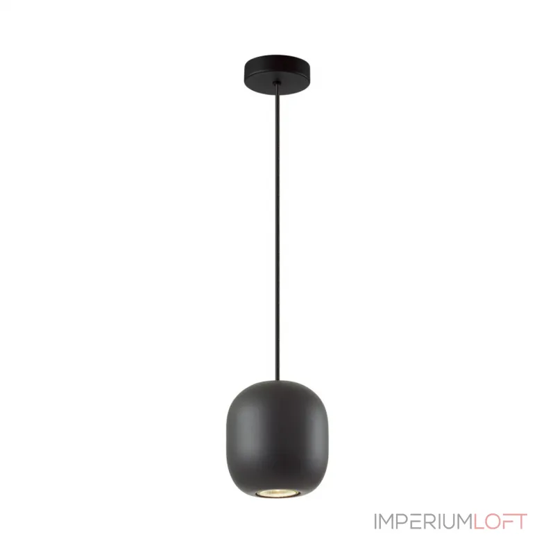 Подвесной светильник Odeon Light PENDANT ODL24 313 5060/1BA GU10 LED 4W COCOON Чёрный