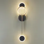 Настенный светильник IP20 LED 16W 555Лм 3000K DENZEL 4321/16WL MIDCENT ODL22 215 Черный