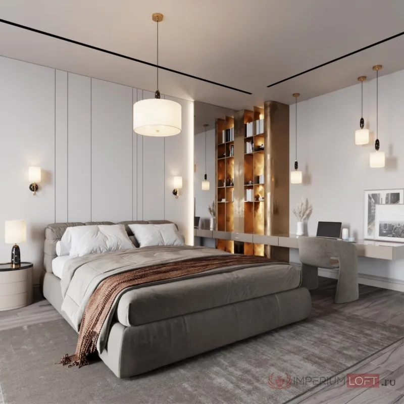 Настольная лампа Odeon Light MODERN ODL_EX24 42 5424/1T E27 1*60W POLLEN Белый от ImperiumLoft