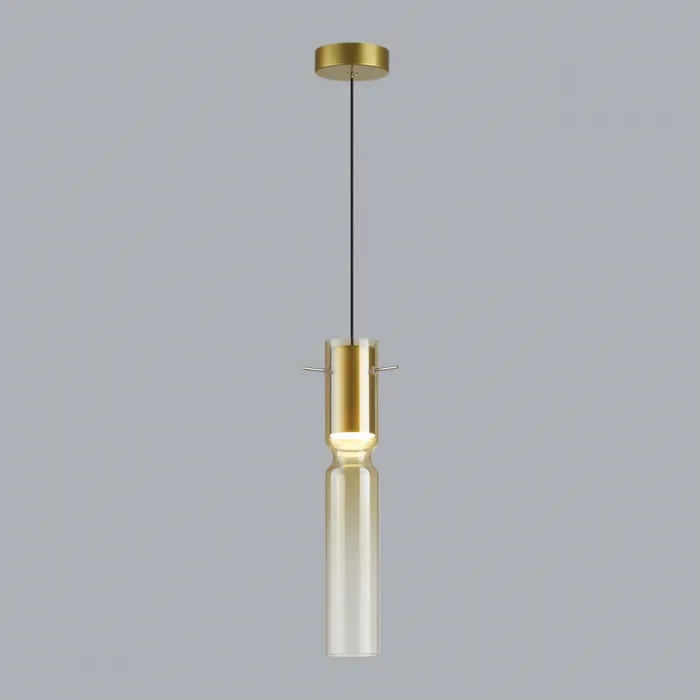 Подвесной светильник Odeon Light PENDANT ODL24 323 5058/5LA LED 5W 3000K SCROW Жёлтый от ImperiumLoft