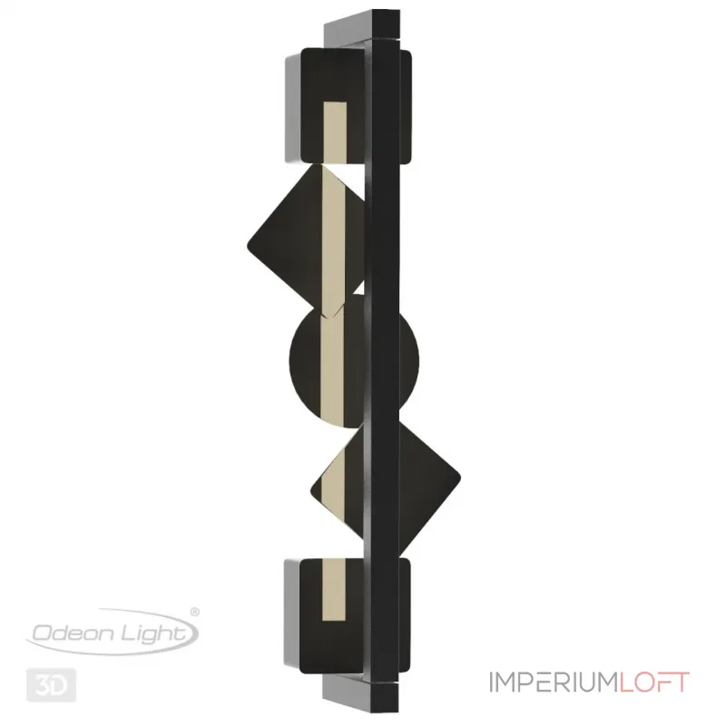 Настенный светильник поворотный на 360° IP20 LED 7W 184Лм 3000K GEOS 6690/7WL HIGHTECH ODL_EX24 017 Черный от ImperiumLoft Настенный светильник поворотный на 360° IP20 LED 7W 184Лм 3000K GEOS 6690/7WL HIGHTECH ODL_EX24 017 Черный от ImperiumLoft