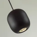 Подвесной светильник Odeon Light PENDANT ODL24 313 5060/1BA GU10 LED 4W COCOON Чёрный