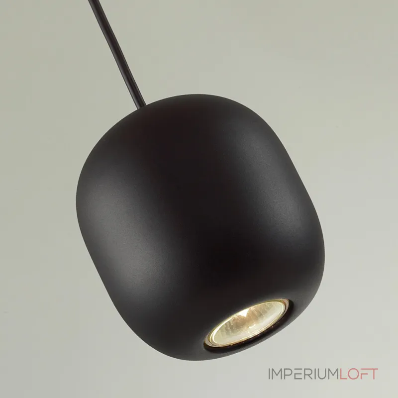 Подвесной светильник Odeon Light PENDANT ODL24 313 5060/1BA GU10 LED 4W COCOON Чёрный