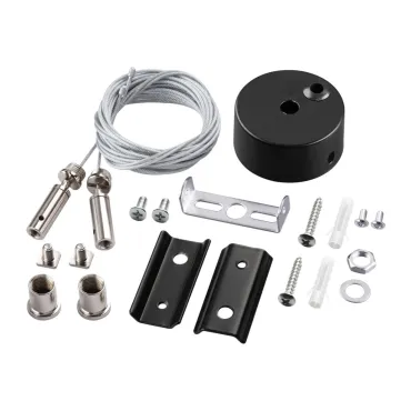 Подвесной комплект с 2-х метровыми тросами и монтажной чашей Novotech Vector 135316 Подвесной комплект с 2-х метровыми тросами и монтажной чашей Novotech Vector 135316