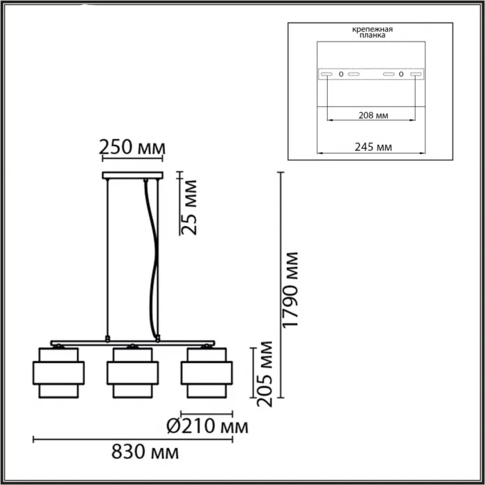 Светильник подвесной Lumion Moderni 359445 от ImperiumLoft