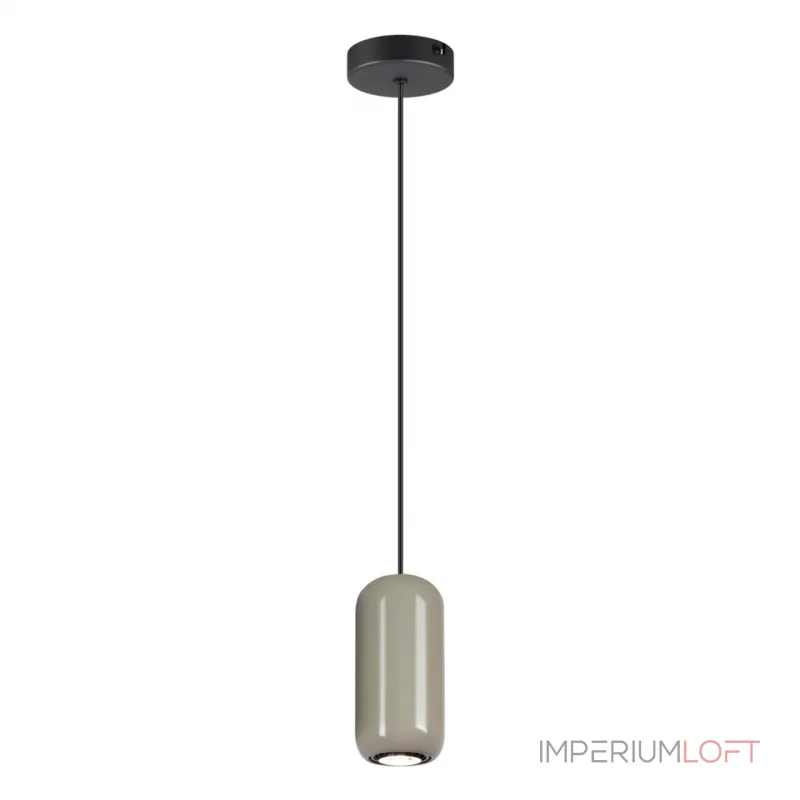 Подвесной светильник Odeon Light PENDANT ODL24 311 5053/1D GU10 LED 4W OVALI Серый Подвесной светильник Odeon Light PENDANT ODL24 311 5053/1D GU10 LED 4W OVALI Серый