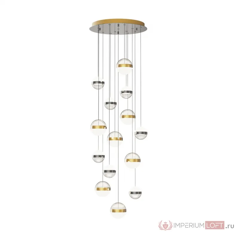 Люстра Odeon Light L-VISION ODL24 389 5037/132L LED132W 4000K 6600лм RONI Прозрачный от ImperiumLoft