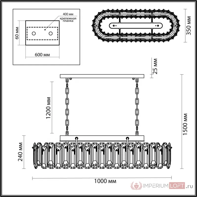 Люстра Odeon Light HALL ODL24 503 5069/12 E14 12*40W BULLON Прозрачный от ImperiumLoft