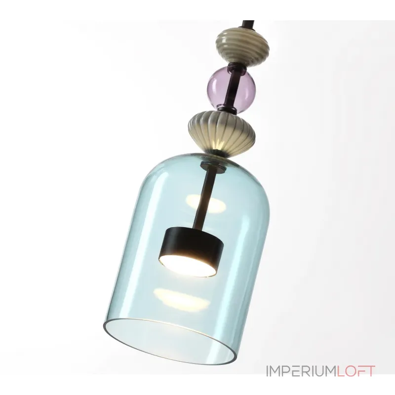 Подвесной светильник Odeon Light L-VISION ODL24 299 5046/12L LED 12W 4000К 1400Лм PALLETA Голубой Подвесной светильник Odeon Light L-VISION ODL24 299 5046/12L LED 12W 4000К 1400Лм PALLETA Голубой