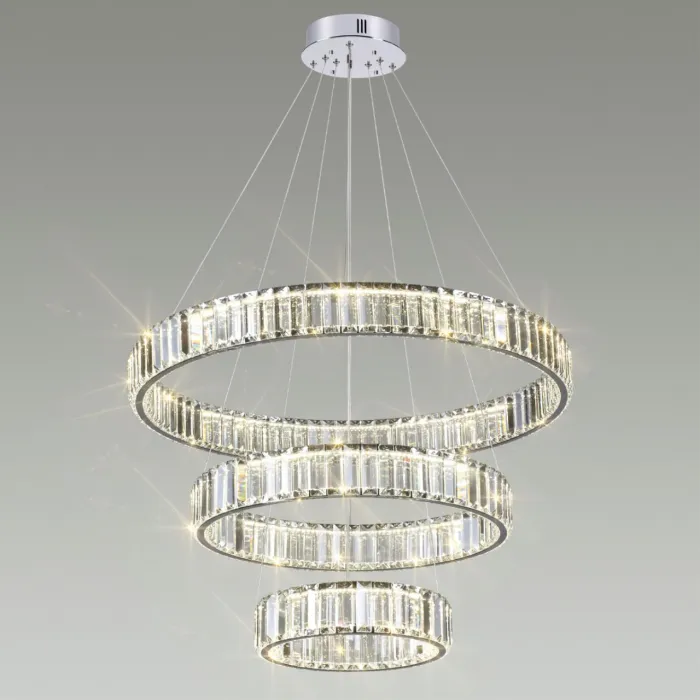 Люстра Odeon Light L-VISION ODL24 491 4930/88L LED 88W 4000K 10200Лм VEKIA Прозрачный от ImperiumLoft