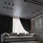 Светильник накладной IP20 GU10 9W 220V SLIM 370871 OVER NT22 252 Черный Золотой от ImperiumLoft