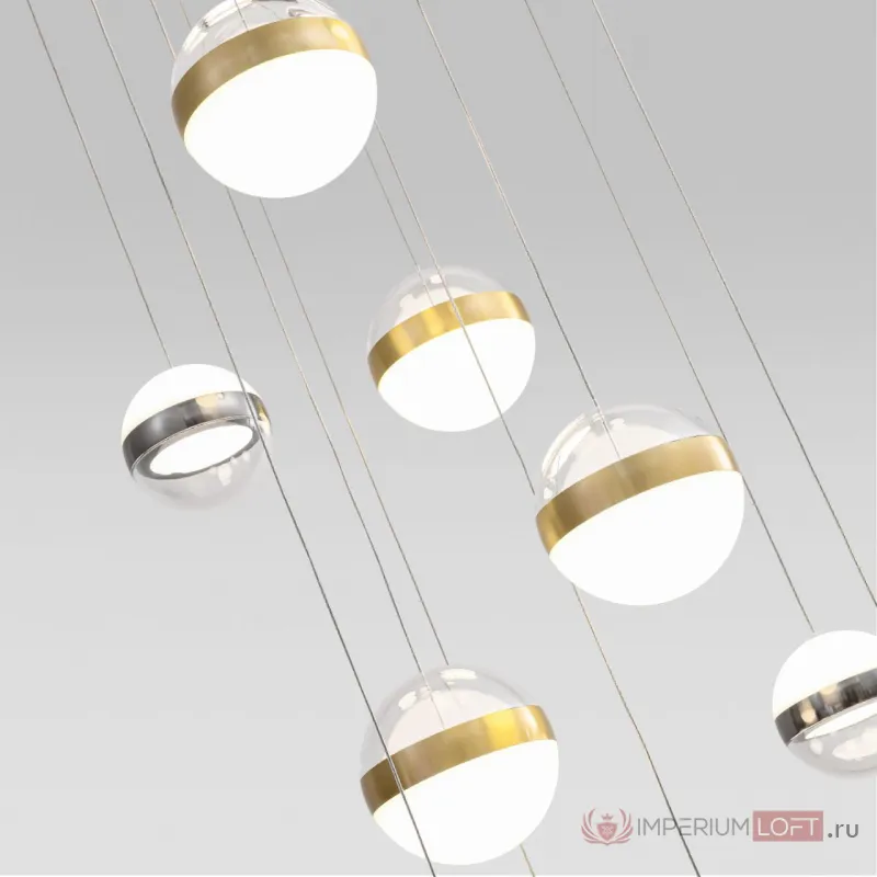 Люстра Odeon Light L-VISION ODL24 389 5037/132L LED132W 4000K 6600лм RONI Прозрачный от ImperiumLoft