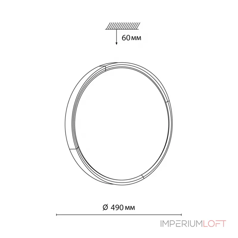 Потолочный светильник Sonex Velio 7612/EL Потолочный светильник Sonex Velio 7612/EL