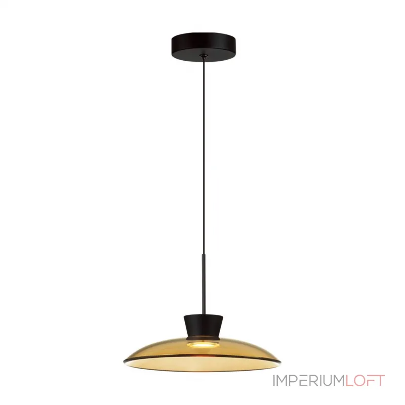 Подвесной светильник Odeon Light L-VISION ODL24 321 5055/9LA LED 9W 3000К SAUCER Жёлтый