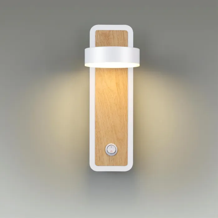 Настенный светильник Lumion LEDIO LN23 036 5630/5WL LED 5W 3000K 265Лм 220V LELAND Белый от ImperiumLoft