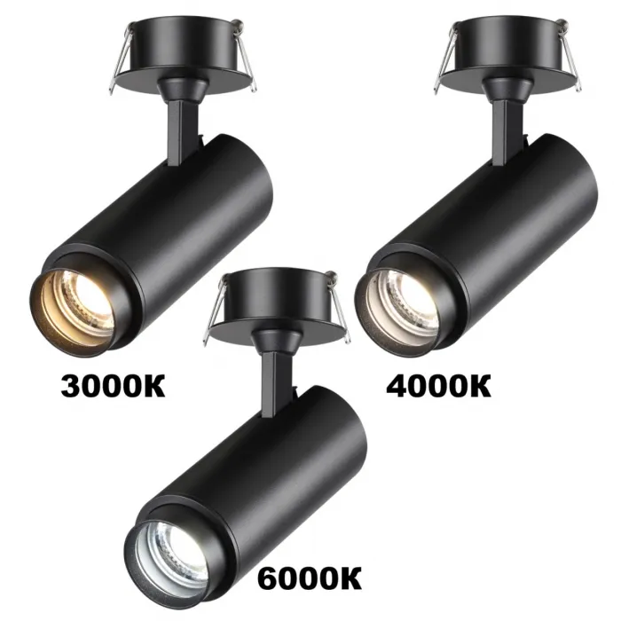 Светильник встраиваемый Novotech SPOT NT23 267 359220 IP20 LED 3000К4000К6000К 5W/9W/13W 220V NAIL Прозрачный от ImperiumLoft
