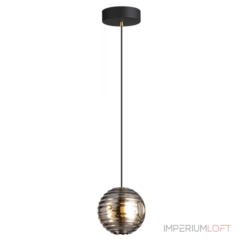 Подвесной светильник Odeon Light L-VISION ODL24 425 5041/12L LED 12W 4000К 1526Лм TRONI Чёрный