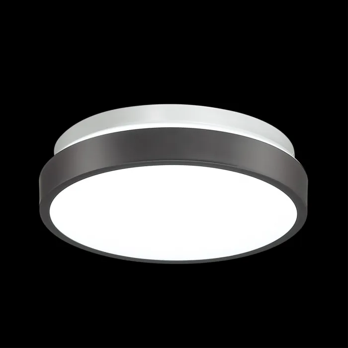 Накладной светильник Sonex Smalli 3012/AL Цвет арматуры черный Цвет плафонов белый от ImperiumLoft