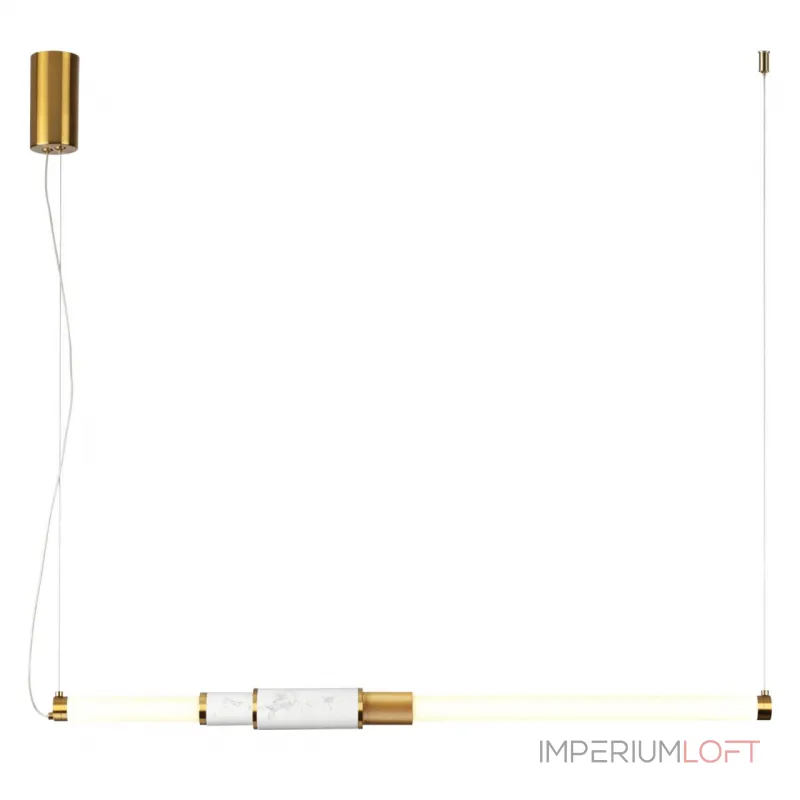 Подвесной светильник Odeon Light MIDCENT ODL24 127 4359/14L IP20 LED 14W 3000K 220V MARMI Белый мрамор