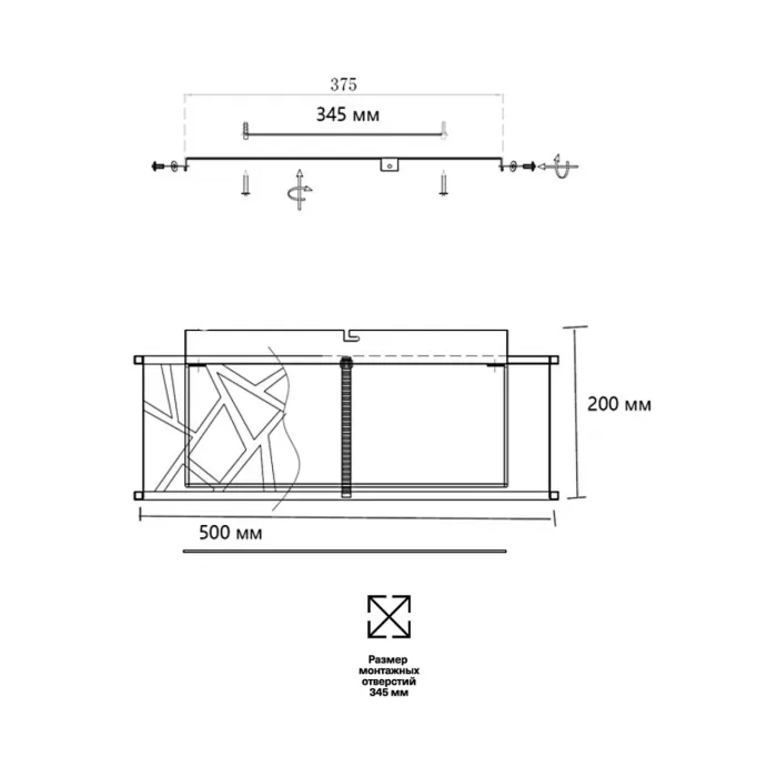 Потолочный светильник Сонекс Avra led 40вт ø500 8121/1T от ImperiumLoft