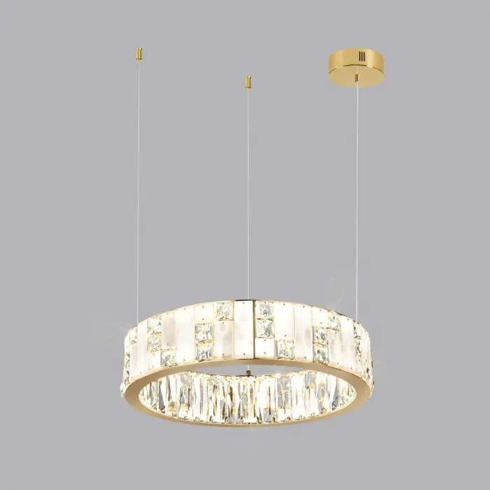 Люстра Odeon Light HALL ODL24 495 5072/60L LED 60W 3700K CROSSA Белый от ImperiumLoft
