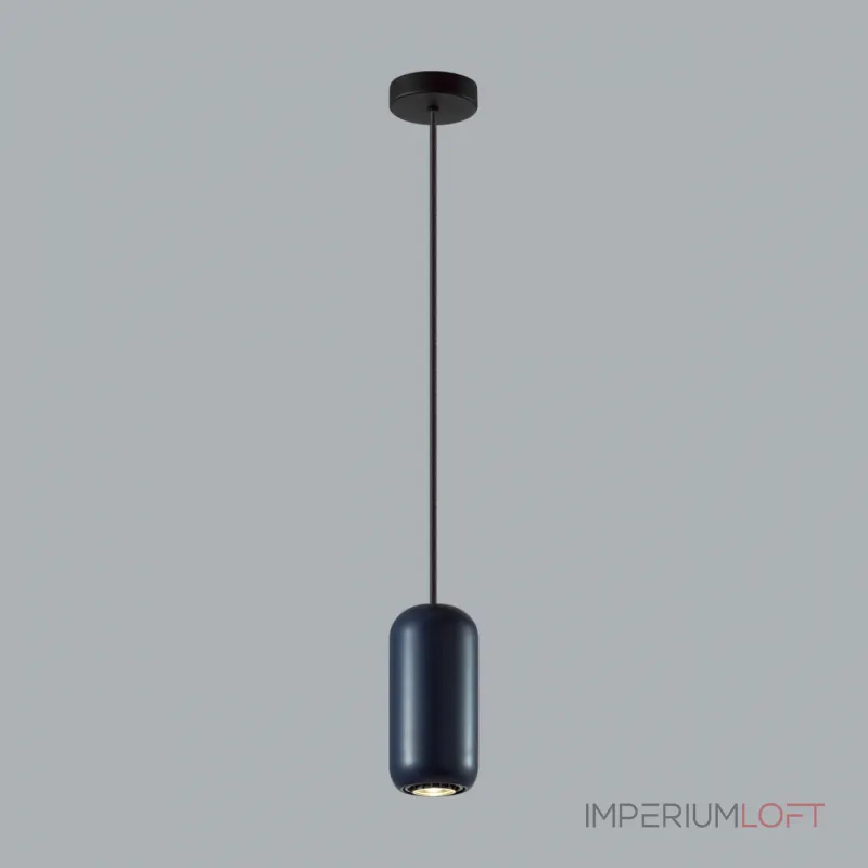 Подвесной светильник Odeon Light PENDANT ODL24 313 5060/1C GU10 LED 4W COCOON Синий