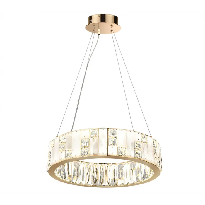 Люстра Odeon Light HALL ODL24 495 5072/60L LED 60W 3700K CROSSA Белый от ImperiumLoft